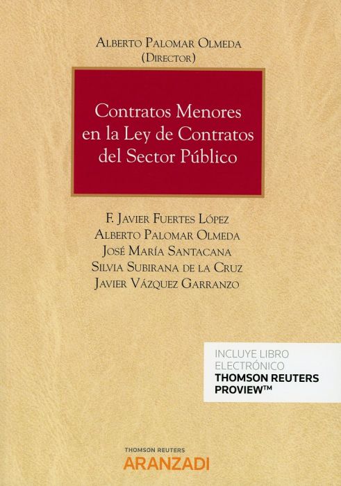 Librer A Dykinson Contratos Menores En La Ley De Contratos Del Sector