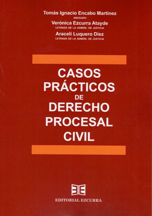 Librería Dykinson Casos prácticos de derecho procesal civil Ezcurra