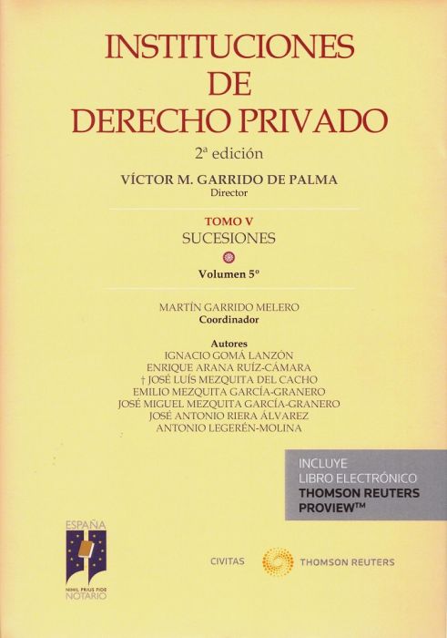 Librería Dykinson Instituciones de Derecho Privado Tomo V Sucesiones